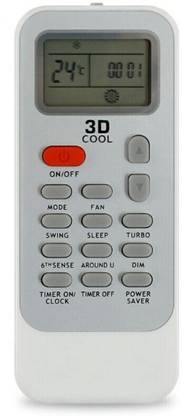 Ethex ® Re-129 Ac Remote compatible for Whirlpool Ac (3D Auto) (Match all functions with your Remote before placing order) ( check all images) Remote Controller