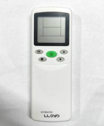 Harsh Enterprises Lloyd Slide down model AC-162 LLOYD Split / window AC Remote control with Battery LLoyd AC Brand Remote Controller