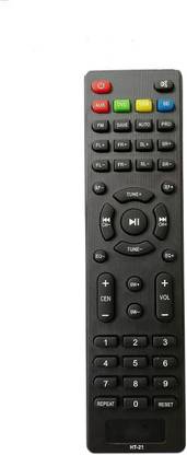 Piyush REMOTE ZEB-7910-USB FOR HOME THEATER (WITH REPEAT-RESET LAST LINE BUTTONS) COMPATIBLE FOR ZEBRONICS SEND OLD REMOTE PHOTO 9822247789 WHATSAPP VERIFICATION Remote Controller