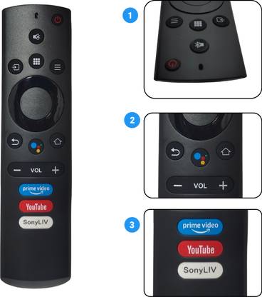 Gerotonic Thomson & Kodak TV Remote Original With Voice Command Smart TV Remote Controller