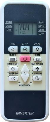 ERNIL AC Remote Compatible For HITACHI Inverter AC 220(Your Old Remote Must be Exactly Same) Remote Controller