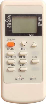 vcony AC Remote No. 135A Compatible for WHIRLPOOL/IFB AC Remote WHIRLPOOL, IFB Remote Controller