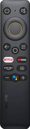 Eboxi Remote Compatible with Realme Remote with Netflix, YouTube and Prime Video Buttons (Without Google Voice) REALME Remote Controller