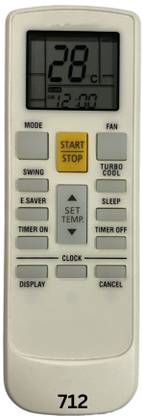 Upix 231-ON (No Backlight) AC Remote Compatible for Onida AC (EXACTLY SAME REMOTE WILL ONLY WORK) Remote Controller