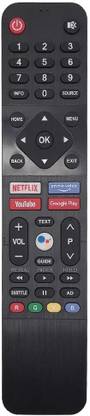 TIZOQ Replacement Remote Control Compatible for Itel Smart TV (1659_VOC) with Voice & Google Assistant Supported Itel Smart TV Remote Controller