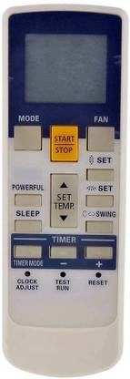 2fortheroad 222068 AC Air Conditioner Compatible (Exactly Same Keys Will Work) O GENERAL Remote Controller