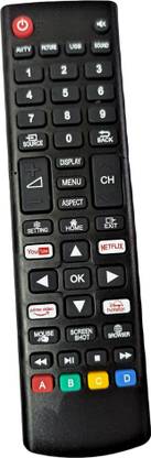 Ehop Compatible Remote Control for  Smart LED LCD TV with youtube,netflix Crown Remote Controller