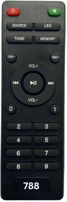 Upix RC12 Home Theatre Remote Compatible for Intex Home Theater (EXACTLY SAME REMOTE WILL ONLY WORK) Remote Controller