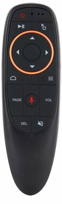 INNOVIX G10 Air Mouse Remote Control, 2.4 GHz Wireless Voice Remote Control For Smart Tv ,Pc With IR Learning Fly Air Remote Mouse for Android TV Box Black Remote Controller