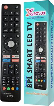 Xeovox Remote for BPL Smart Android LED Tv 4k LED UHD HD Without Voice Command BPL SMART LED TV Remote Controller