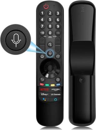 HDF Remote for LG Smart TV with Voice, Google Assistant & Air Mouse Supported (LG AN-MR21GA/AN-MR22GA)(Netflix,Prime Video)- Please Match The Image With Old LG Smart TV Remote Controller