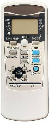 ditec Air Conditioner Remote AC 25 With 3D Button Compatible with  AC Mitsubishi Remote Controller