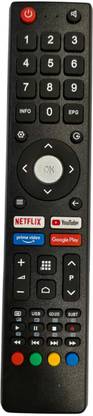 SKYNEU Netflix and YouTube function Compatible for 4k SMART ANDROID LED TV BPL (No Voice function) (Old Remote must be same) Remote Controller
