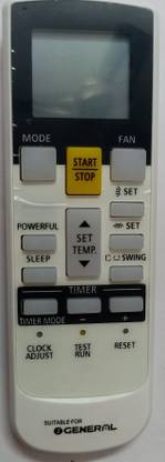 RE OGENERAL 107A O GENERAL AC Remote Controller