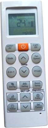 NixGlobal 36K-1 L-G AC Remote Compatible with LG 1 / 1.5 / 2 TON AC Remote Controller