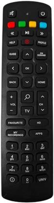 Akshita SET UP BOX DTHJ HD Set Top Box DTH HD Remote Control With Recording Button & My Reminder Button ( Chake Image With Old Remote ) JIO Without VOICE Remote Controller