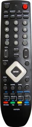 ERNIL 81F579 Led TV Remote Compatible For Onida Led Lcd Tv Remote (Exactly Same Remote Will Only Work) Remote Controller