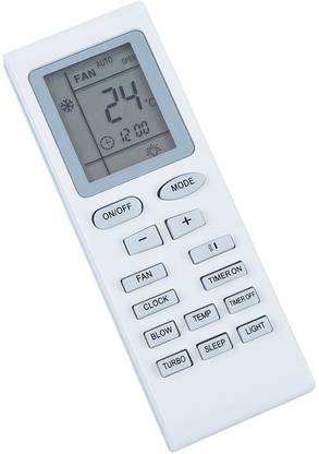 ERNIL AC Remote Compatible for VOLTAS/Onida/VIDEOCON/GODREJ/Lloyd/ GREE AC (With Clock Button) (Your Old Remote Must be Exactly Same) Remote Controller
