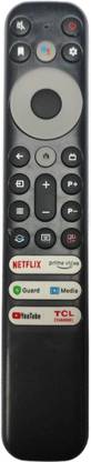 Harsh Enterprises Compatible for TCL TV remote RC9020V Model Bezel series P635 Pro series. Android tv remote control with AAA Battery TCL Remote Controller