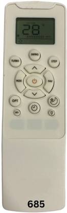 Upix 234-MD (No Backlight) AC Remote Compatible for Midea AC (EXACTLY SAME REMOTE WILL ONLY WORK) Remote Controller