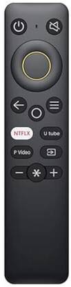 QIBOX NON Voice Remote Control for Realme Smart TV 4K with Hotkeys Buttons Realme TV 4K RMV2105, SLED , Smart TV Full HD, RMV2101TV Neo, 4K Google TVStick Remote Controller