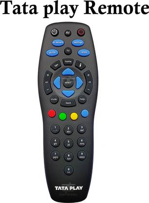 OM SAKTHI ENTERPRISES Tata-Play Remote D-N (Please Match The Image of Your Old Remote) Tata Play Box Remote Controller