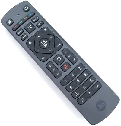 ERHIndia Compatible and Suitable Remote for  Set top Box red and Green Light Blinking Jio Remote Controller