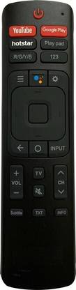 ditec ERF3L69V Remote (without Voice) with YouTube function Compatible for  LED TV VU Remote Controller