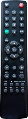 ERNIL Remote Control Compatible for Intex LED LCD TV LED 3222 3218 (Please Match The Image with Your Old Remote) Remote Controller