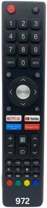 Upix 972 (No Voice) Smart TV Remote Compatible for BPL Smart TV UHD LCD/LED (EXACTLY SAME REMOTE WILL ONLY WORK) Remote Controller