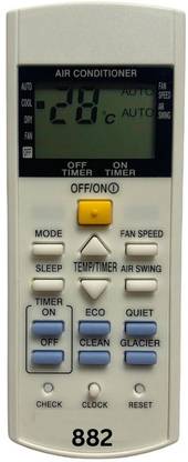 Upix 29F-SN (No Backlight) AC Remote Compatible for Sanyo AC (EXACTLY SAME REMOTE WILL ONLY WORK) Remote Controller