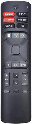 hybite Bluetooth Compatible Remote for VU 4K Smart LED TV ERF3F69V with Voice Function & YouTube,PlayPad HotKeys. VU Remote Controller