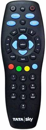Tata Sky 100% Original Universal With USER MANUAL & WARRANTY CARD TATA SKY HD+ PLUS, TATA SKY HD Remote Controller