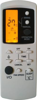 LipiWorld 39 AC Remote Control With Display Light Backlight Compatible For  GODREJ AC Remote Controller