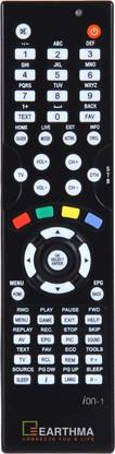Earthma ION-1 Universal Remote Control 2-in-1 Er163 Compatible with All LCD/LED/Smart TV & DTH/Cable Set Top Box Remote Controller