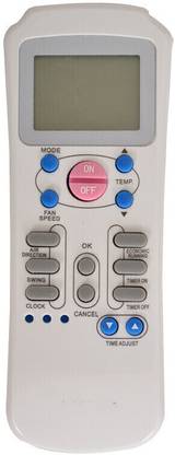 RESORB RE 82 Compatible for Carrier Ac Remote R14A/E for Split and Air Conditioner Compatible for Carrier R14A/E Split and Window Air Conditioner of 1 1.5 2 Ton Remote Controller