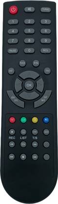 NixGlobal MPEG4 HD9 TS KEY Remote Compatible with SOLID FREE DISH HD SETTOP BOX (ONLY SAME WILL WORK) Remote Controller