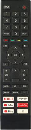 LipiWorld LED Smart TV Remote Control With Netflix YouTube Prime Video GooglePlay Function Compatible For Hisense Remote Controller