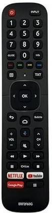 ditec Works with 32A56E ERF2F60G Remote (Without Voice Function) Compatible with 4K Smart Android Led tv Haier Remote Controller