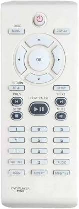 MG ENTERPRISE PH20 DVD Player Remote Compatible with DVD Remote  Remote Controller Philips Remote Controller