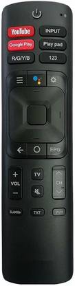 NixGlobal ERF369V 4K UHD SMART TV with Voice Function Remote Compatible with VU SMART LED LCD TV Remote Controller