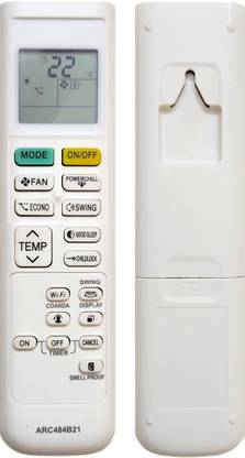 ERNIL AC Remote Compatible for FTKR35U FTKR50U FTKR65U DAIKIN AC (With WIFI Button) ARC484B21 (Exactly Same Remote Will Only Work) Remote Controller