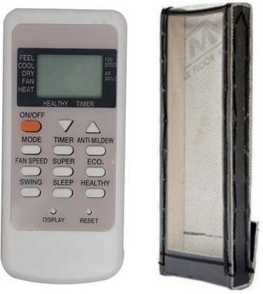 Paril (Remote+Cover) Ac Remote compatible for IFB/Whirlpool Ac With PU Leather Protective Cover( EXACTLY SAME REMOTE WILL ONLY WORK) Remote Controller
