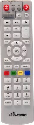 Catvision Suitable for all Set Top Boxes Learning function for TV operation Catvision Set Top Box Remote Controller
