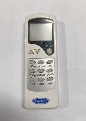 Harsh Enterprises Compatible with Carrier Split/window AC Remote  Hi power mode AC Remote control with Battery Free Carrier Remote Controller