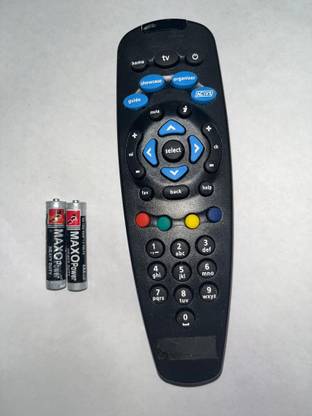 Fgkitoflex xmrm- 577558 Tata Sky DTH ORIGINAL TATASKY Remote Controller (Black) Ta-ta sky Remote Controller