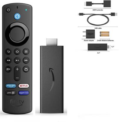 corosell 3rd Gen. Fire TV Stick with  Voice Remote (includes TV and app controls) Alexa Remote Controller