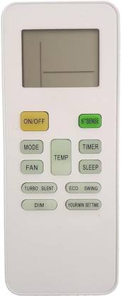 BhalTech 142C AC Remote Control Compatible For  Whirlpool AC Remote Controller