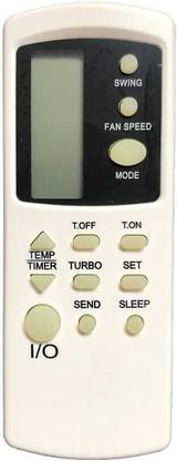 Paril Ac- REMOTE COMPATIBLE FOR VOLTAS TURBOAC Replacement for Voltas / Godrej / Haier Ac (Exactly Same Remote Will Only Work) Remote Controller