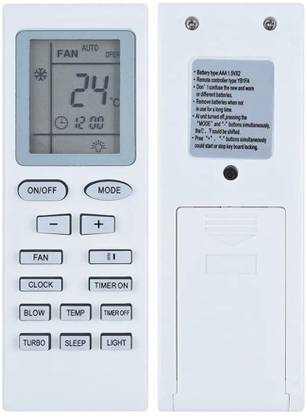 Copy Line Voltas -18A AC Remote No. 18A - Compatible/Replacement for AC Voltas Remote Controller